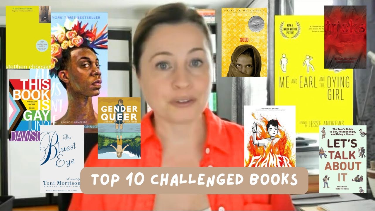 Top 10 Currently Challenged Books According to the ALA 🚫📚 Banned Books Week 2024