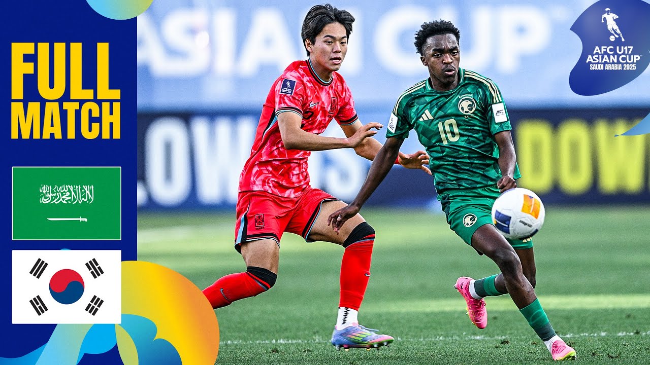 Saudi Arabia vs. Korea Republic | Full Match | Semi-Finals - AFC U17 Asian Cup™ Saudi Arabia 2025