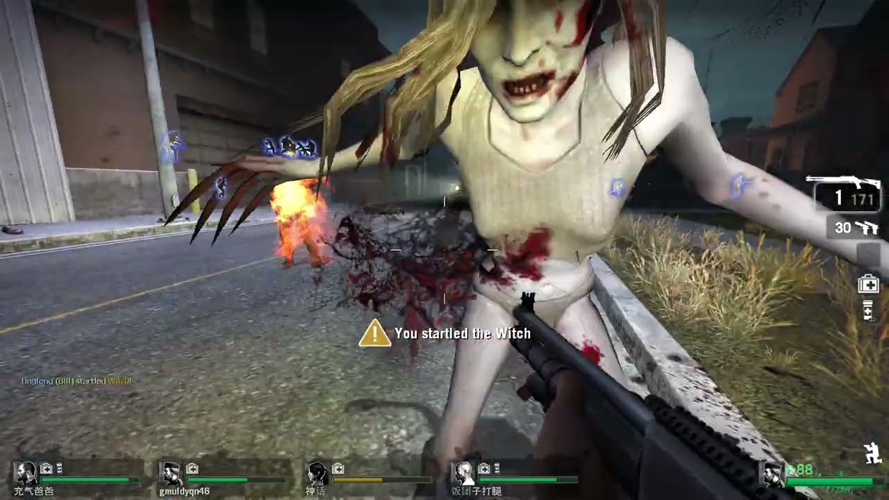 Left 4 Dead 1 Gameplay Online Campaign Map Death Toll 