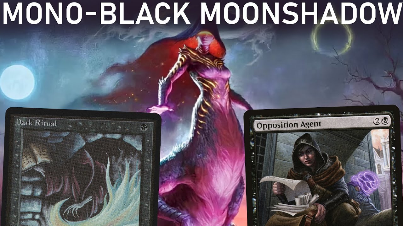 SMASH AND DISRUPT! Legacy Mono-Black Moonshadow Aggro. MTG Lorwyn Eclipsed