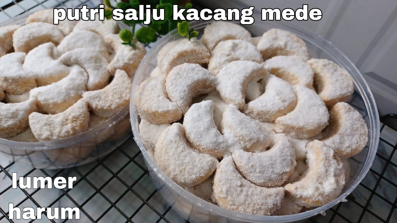 Resep putri salju kacang mede ekonomis renyah lumer dimulut enak banget 