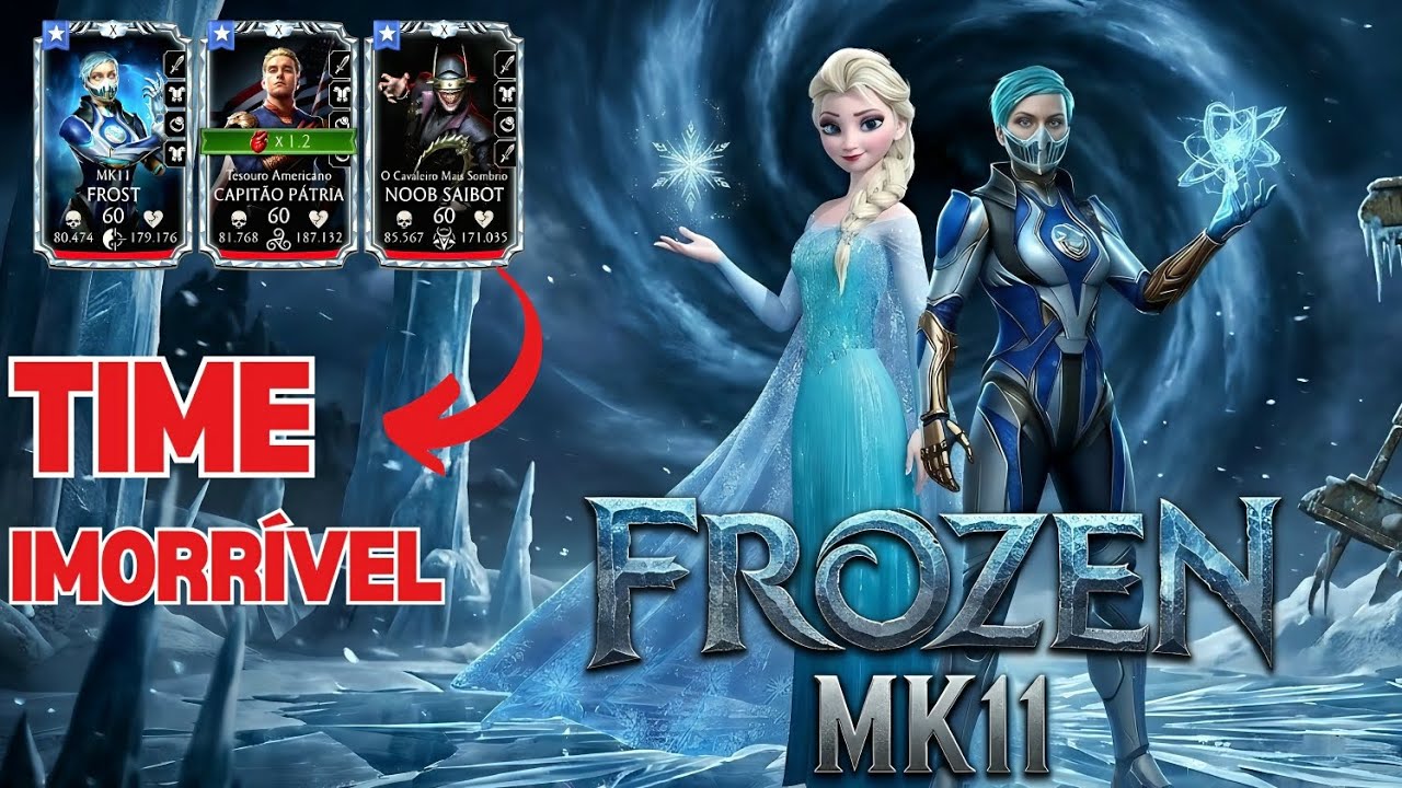 FROST MK11 - colocando em prática ela no X na kripta - faz diferença?? MK MOBILE 