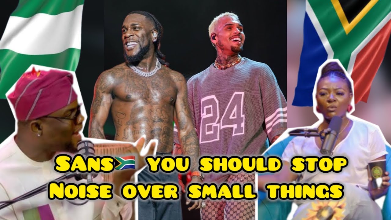 South Africans and Nigerians crash again over Chris Brown and Burna Boy Saga 🇿🇦🇳🇬