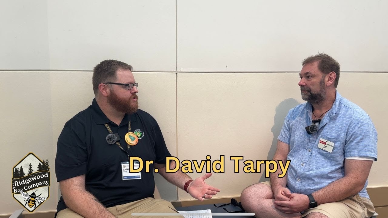 Interview with Dr. Tarpy at the SC Beekeepers Association Summer Conference 2025