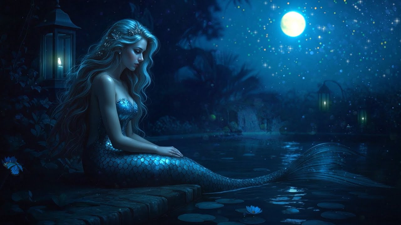 ✨🧜🏼‍♀️🌙 Moonlight Mermaid | Fantasy Music 3 Hrs & Ambiance 3 Hrs | Relaxation, Sleep | 6 Hrs