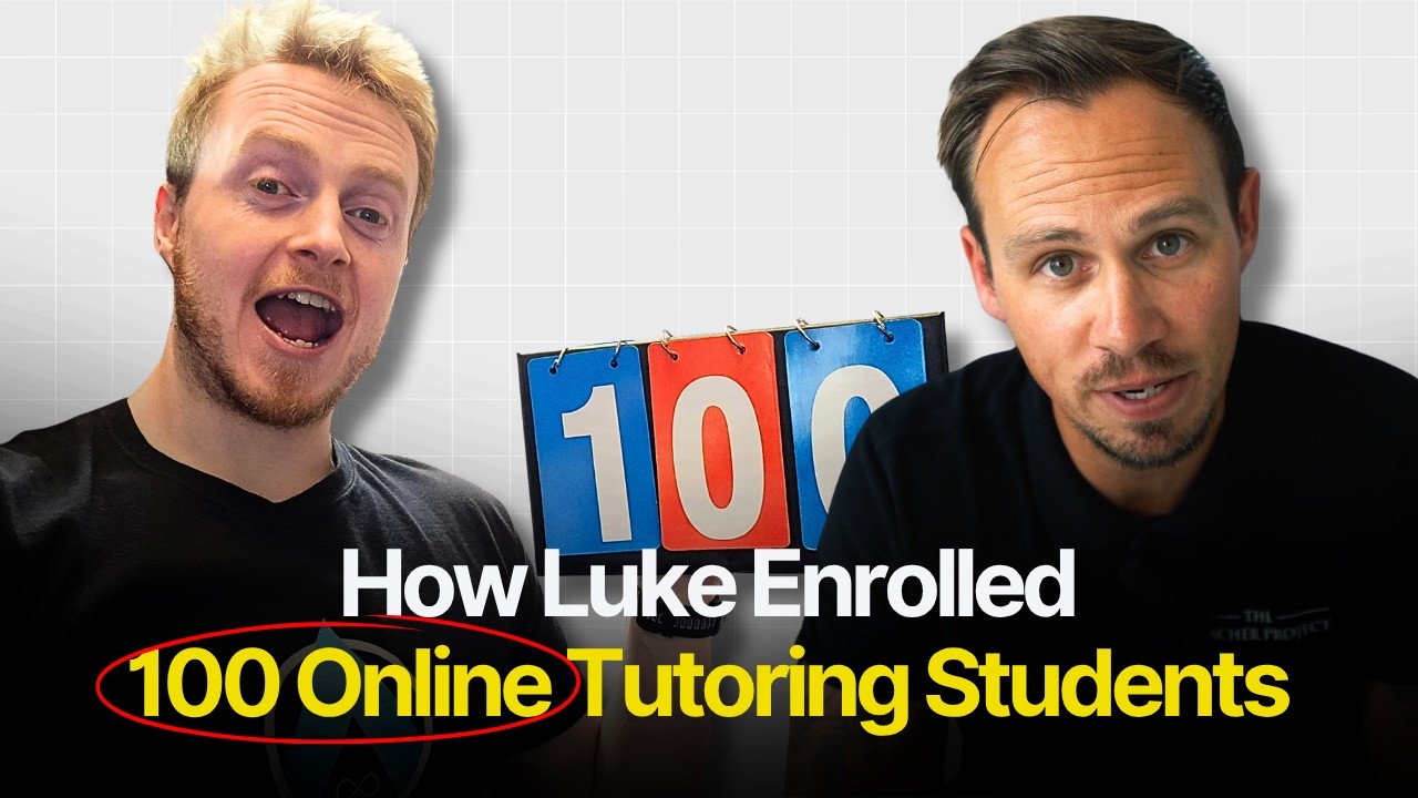 How Luke Enrolled 100 Online Group Tutoring Students