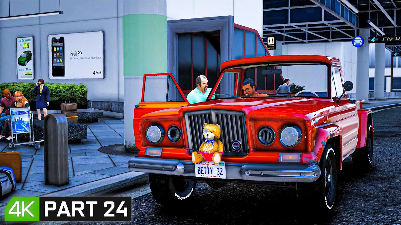 GTA V: Миссия «По правилам» на RTX™3080 Ti — графический мод QuantV 3.0.0