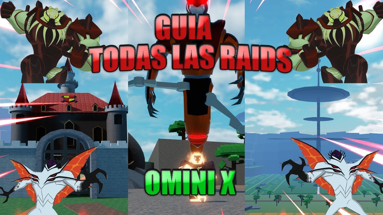 TODOS LOS RAIDS DE OMNI X | ALL RAIDS | GUIA