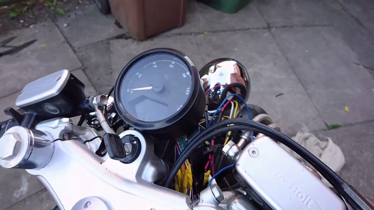 Universal digital motorcycle speedometer RPM problem