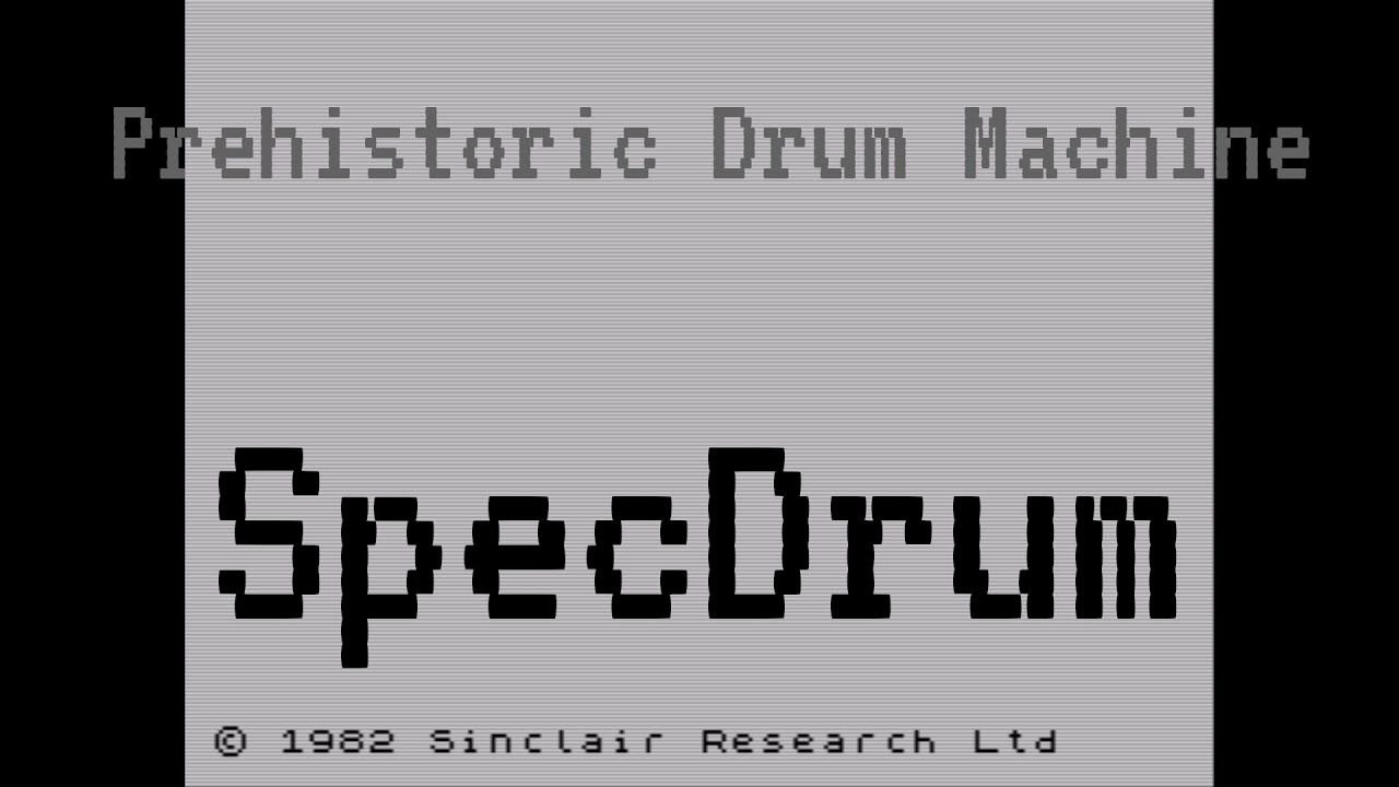 Prehistoric Drum Machine - SpecDrum by Cheetah Marketing (No Talking)