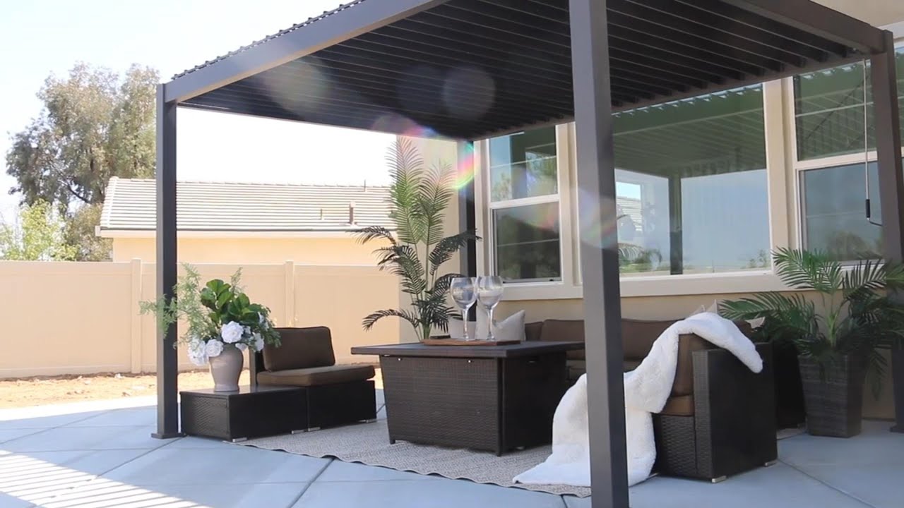 Gardesol 10'X10‘ Outdoor Louvered Pergola | Patio Makeover Ideas