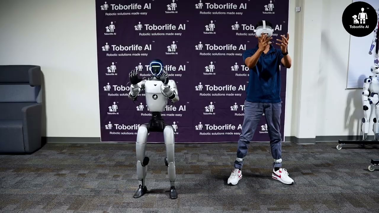 Real-Time Unitree Robot Teleoperation Demo | Whole-Body Control