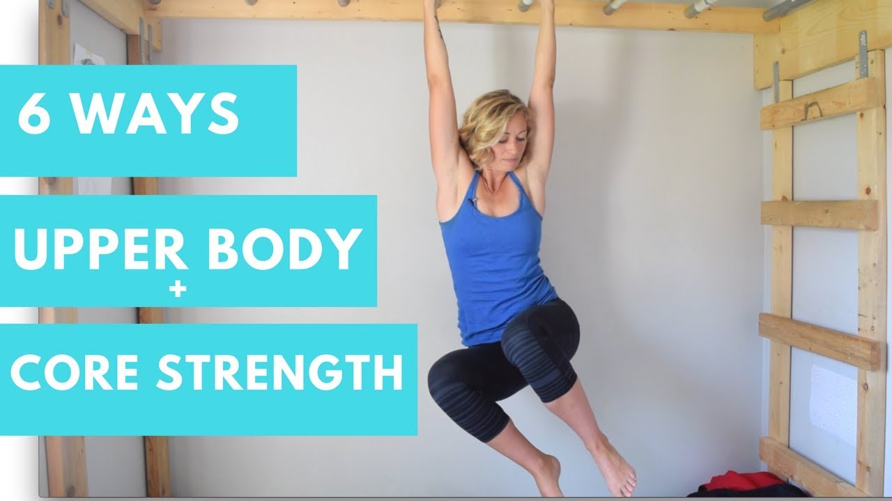 6 ways to build core strength, grip strength and upper body strength (for beginners) on monkey bars!