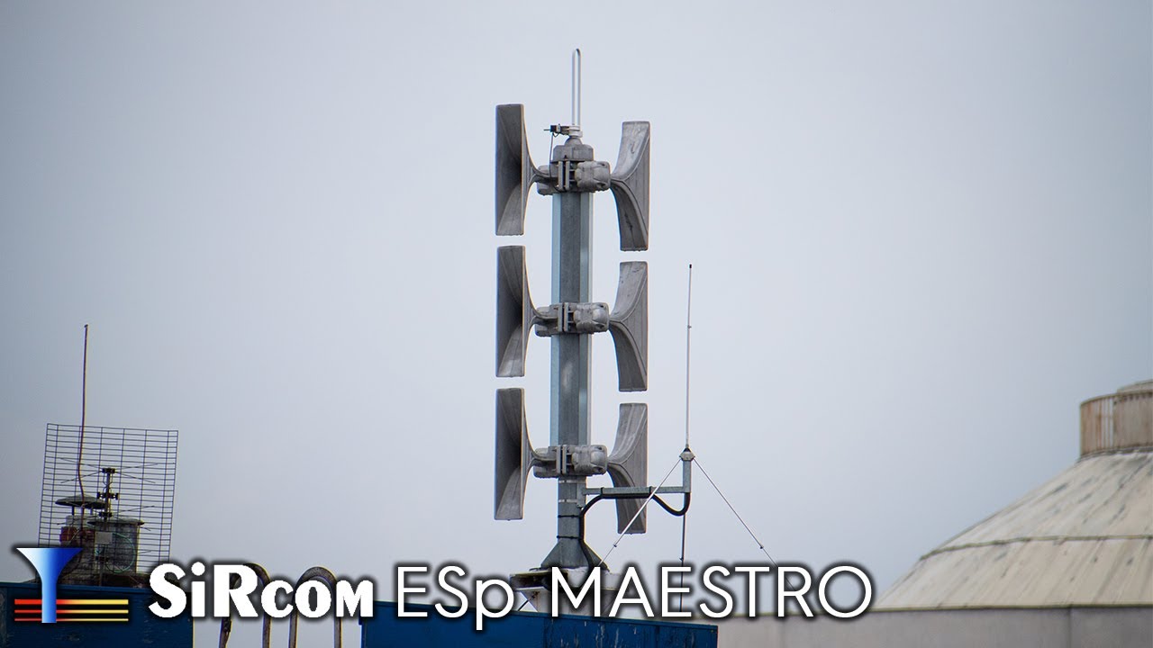 Zkouška sirén | Siren test | Sirenenprobe | ESp 750 MAESTRO - Brno |01.12.2021|
