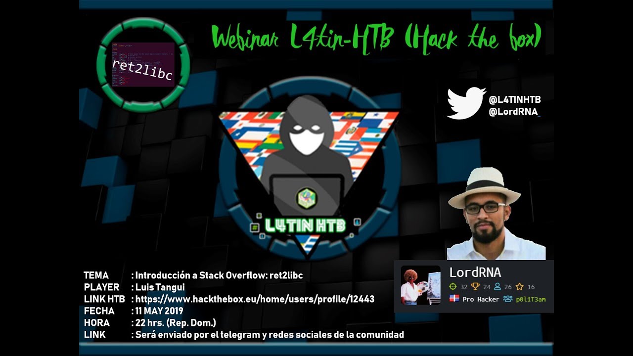 Introducción a Stack Overflow: ret2libc by Luis Tangui - L4tin-HTB (Hack the box)