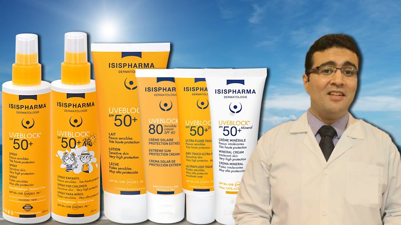 Isispharma UVEBlock الشرح التفصيلي لواقيات الشمس من إيزيس فارما