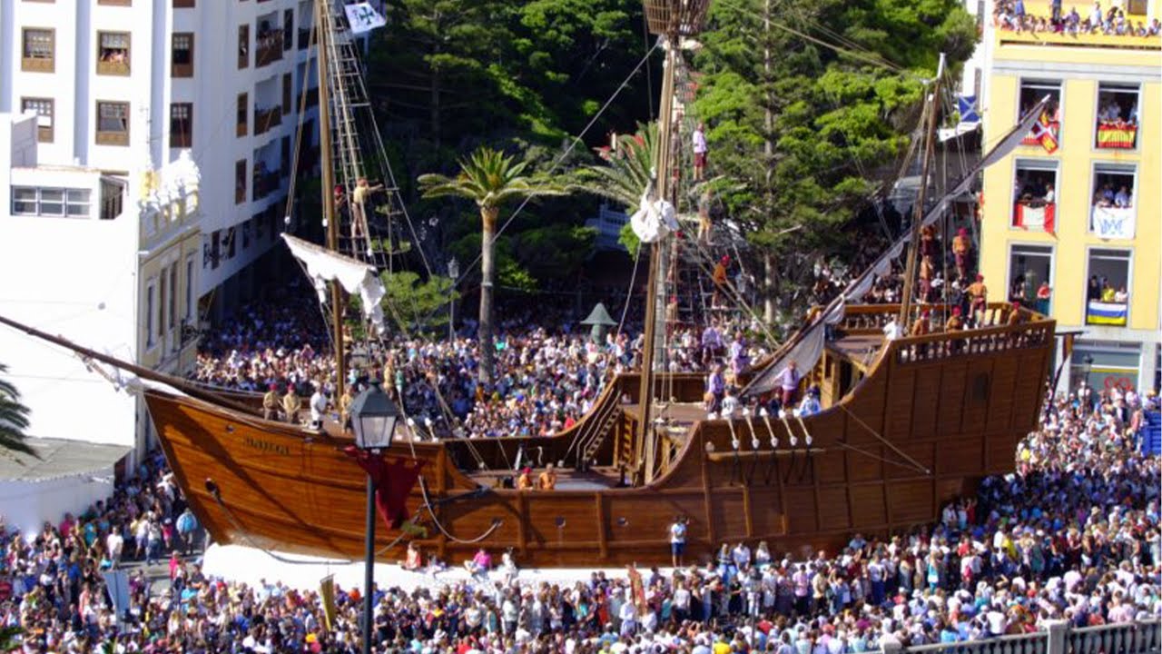 ENTRADA TRIUNFAL y Diálogo entre el Castillo y la Nave en DIRECTO - Bajada de La Virgen 2025
