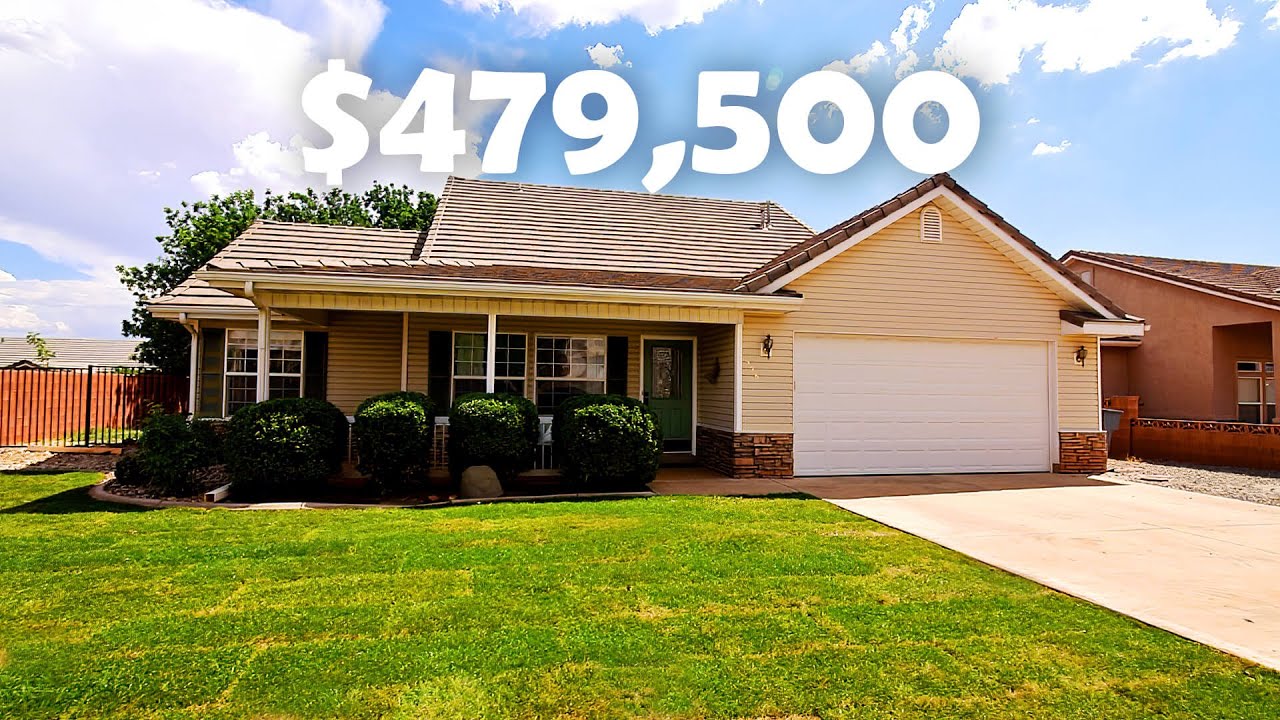 Tour A $479,500 Single Family Home in Ivins Utah! Real Estate 2022