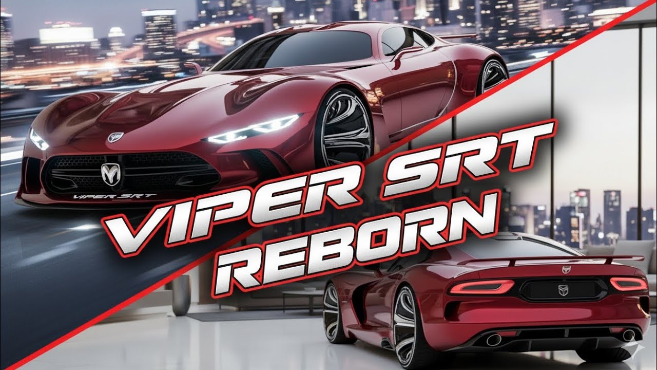 Новый Dodge Viper SRT 2026 — убийца суперкаров возвращается!