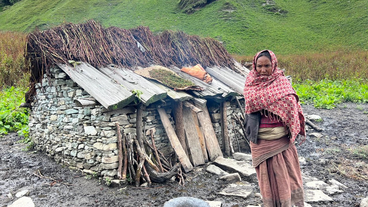 All Time Favorite Rainy Videos of Nepali Rural Mountain Village | Most Peaceful & Relaxing- IamSuman