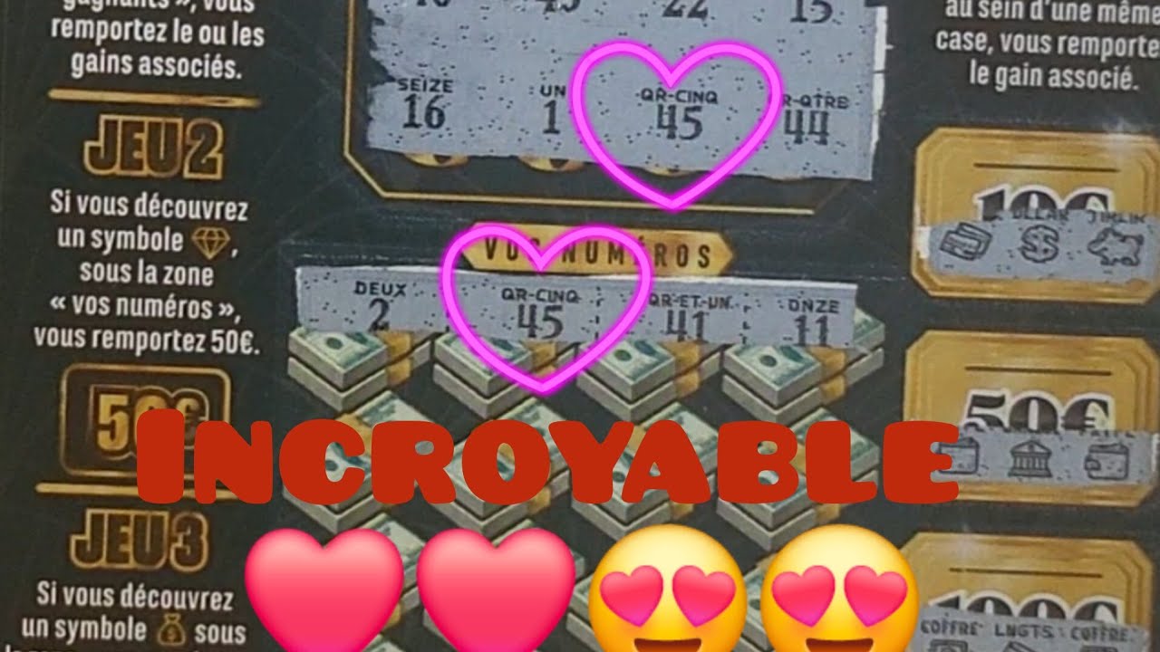 Gratter Carre Or et Maxi Astro 🍀💰💰💰💰💰💰💰