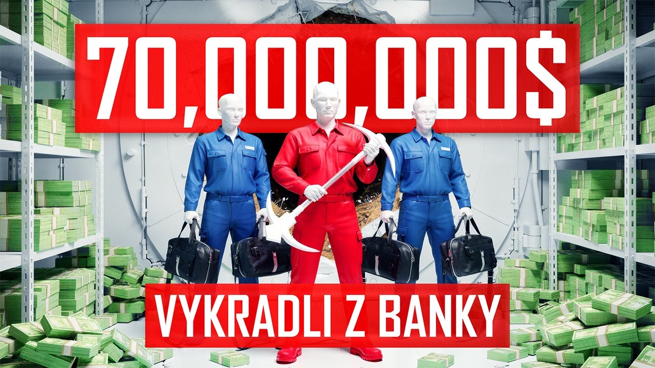 Prokopali se do banky a ukradli 70 miliónů dolarů