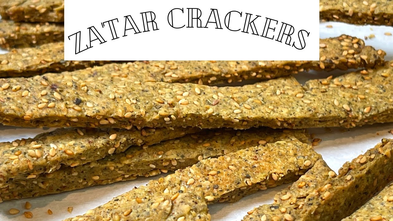 Amazing Zaatar Crackers/ Vegan Recipe