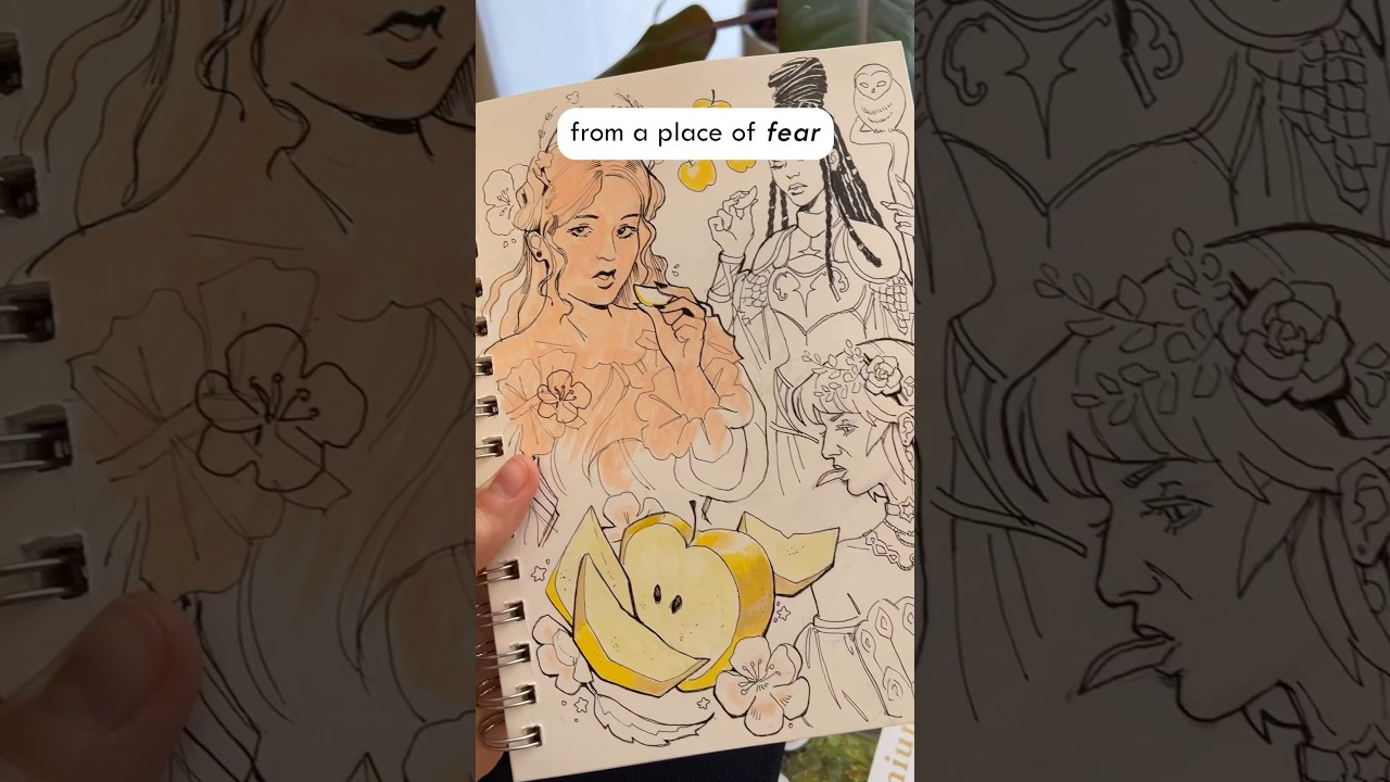 Art isn&rsquo;t fun anymore 🥲💔 #art #arttips #burnout #sketchbook #drawing