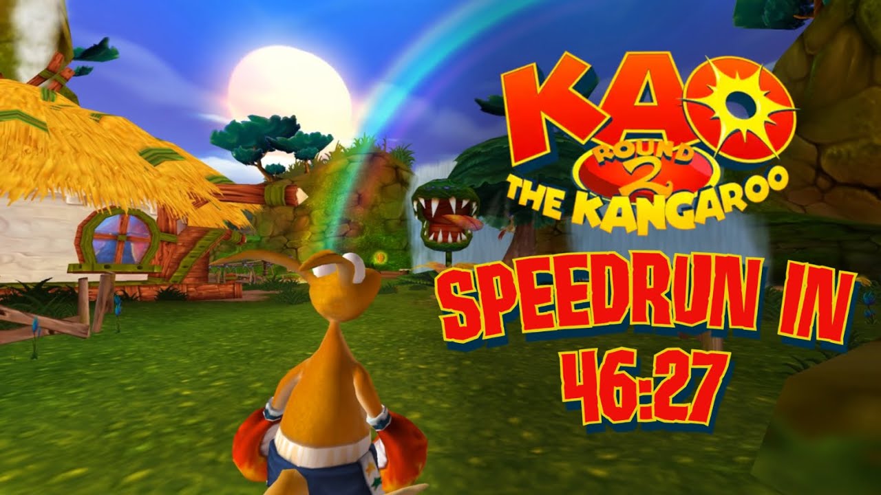 Kao the Kangaroo: Round 2 Any% Speedrun in 46:27