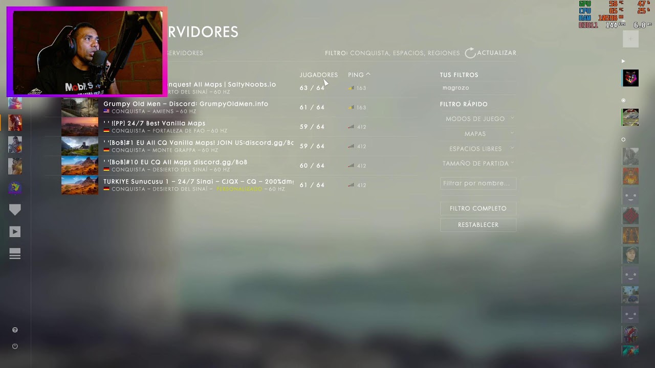 BATTLEFIELD 1 OPERACIONES NIVEL TACTICO