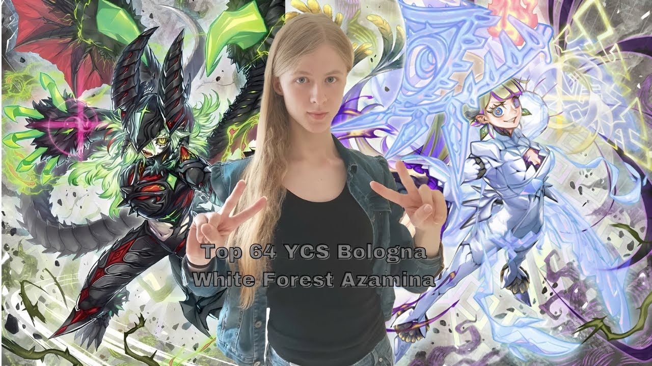 Hi, I'm Roselle, and I got top 64 at YCS Bologna 2025 with White Forest Azamina!