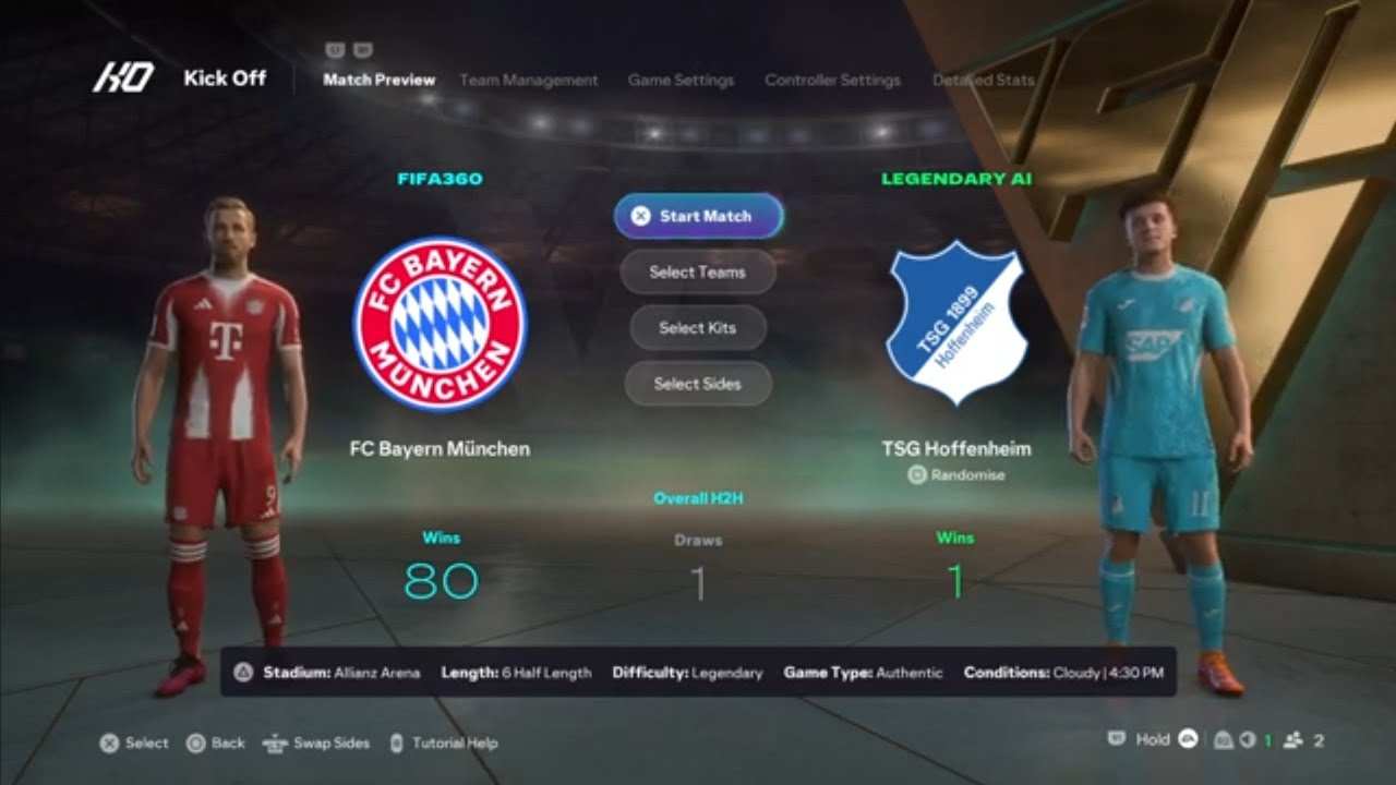 EA SPORTS FC 26 | Legendary | Bundesliga | FC Bayern München v TSG Hoffenheim | Allianz Arena
