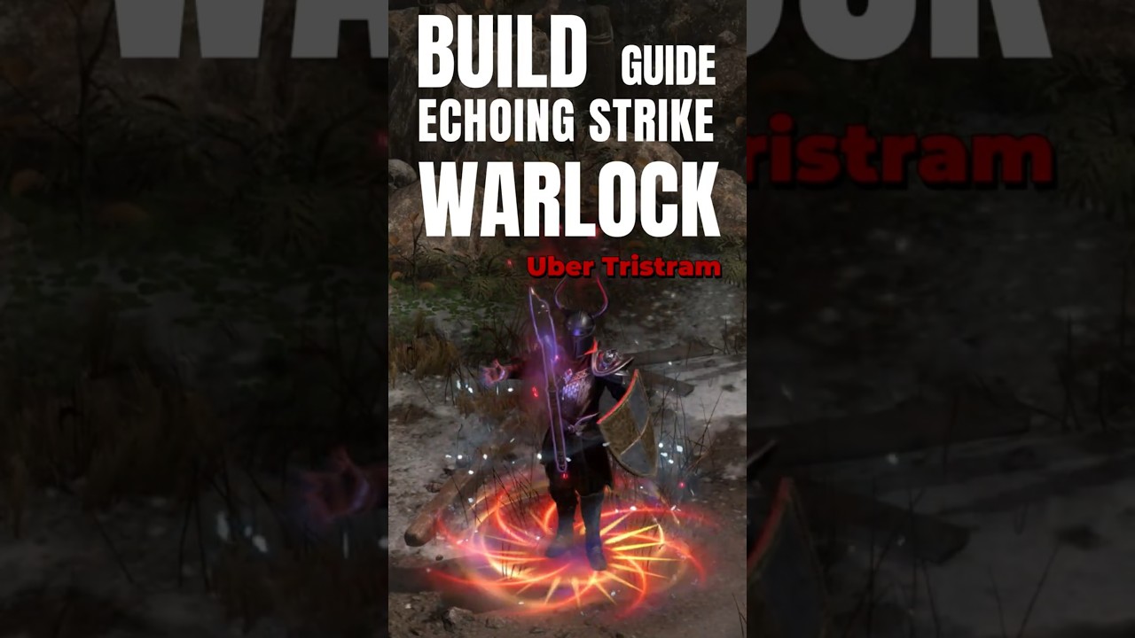 ECHOING STRIKE WARLOCK🔥UBER TRISTRAM BUILD GUIDE🦺DIABLO 2: RESURRECTED - REIGN OF THE WARLOCK😈#d2r