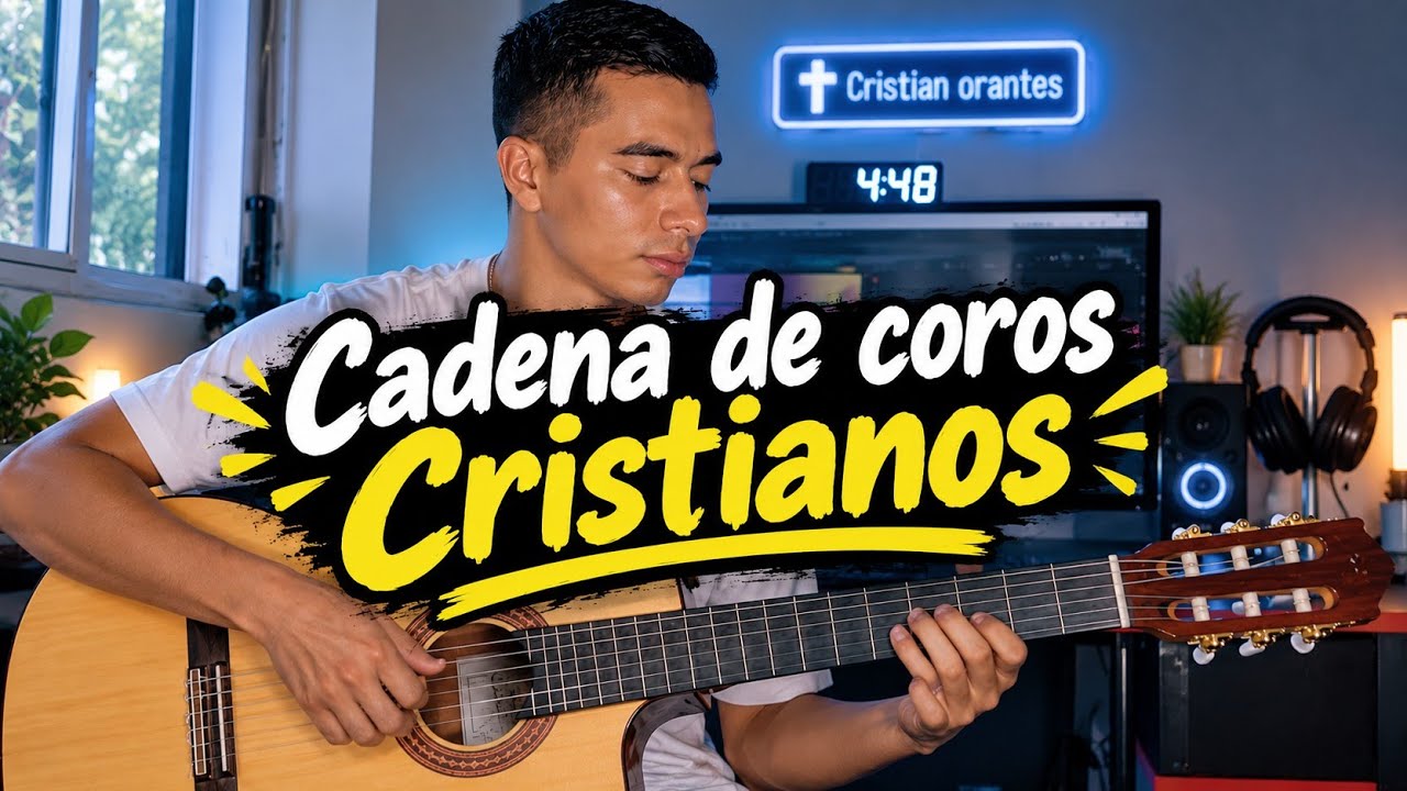 Cadena de COROS CRISTIANOS en guitarra / Corridos Cristianos 🎸