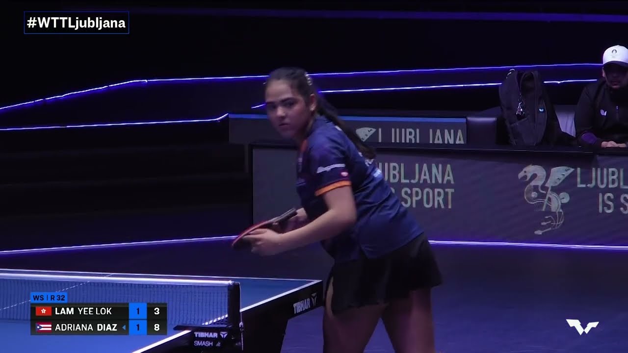 FULL MATCH | Lam Yee Lok vs Adriana Diaz | WS R32 | #WTTLjubljana 2024