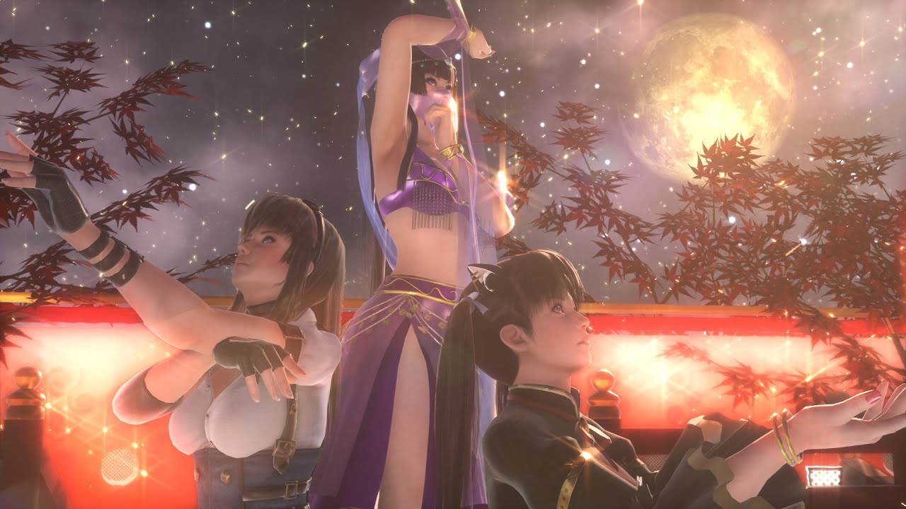 【MMD】DOA 女天狗nyotengu ヒトミhitomi レイファンleifang 桃源恋歌 sdPBR 4K