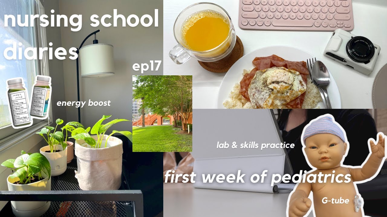 NURSING SCHOOL DIARIES 🍼🍊 first week of 3rd sem, pediatrics | EP 17