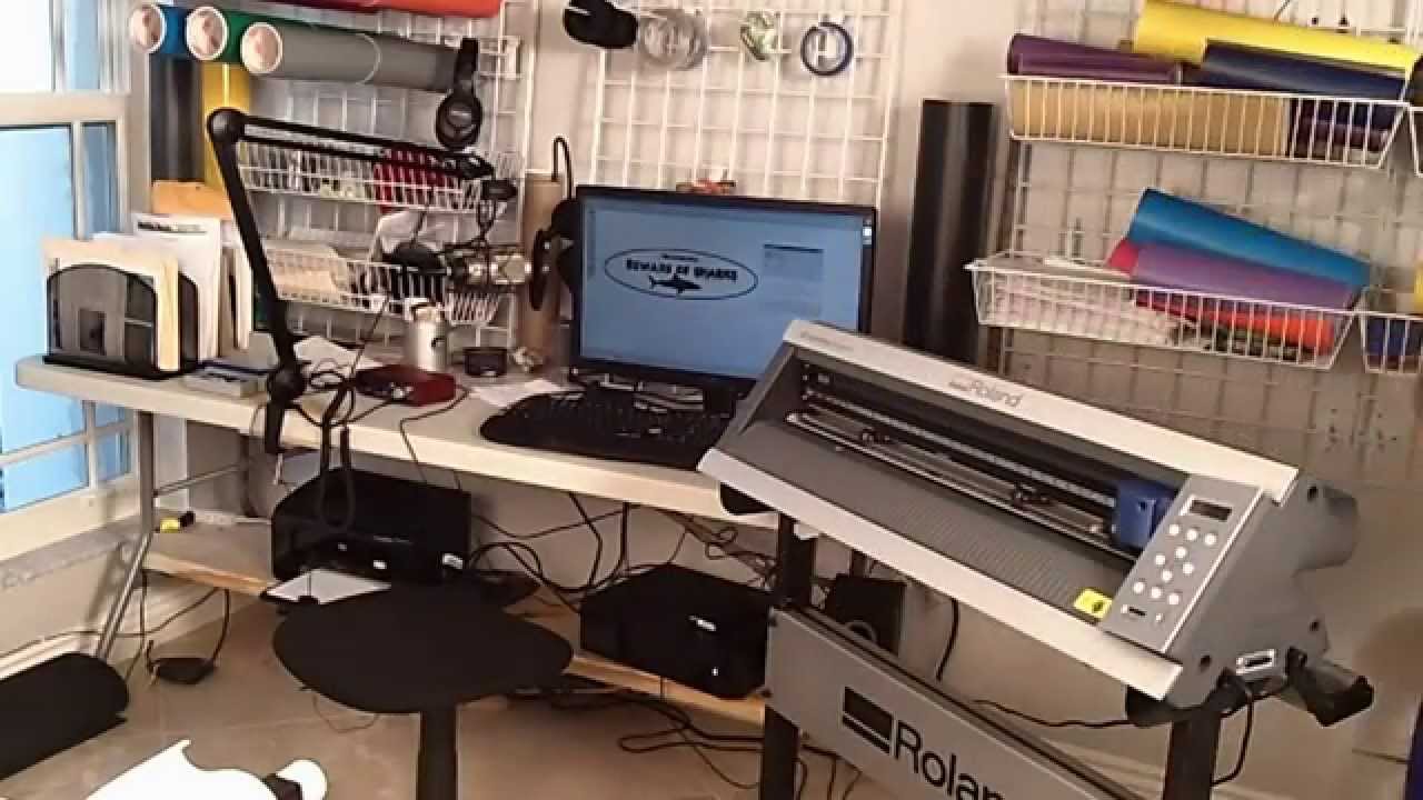 Roland Vinyl Cutter Setup - Select Sheet Type: Piece