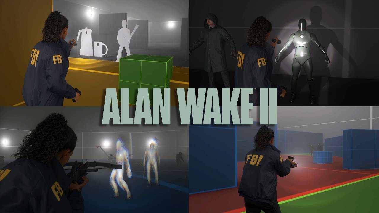 Alan Wake 2 Dev Rooms/Test Maps Exploration