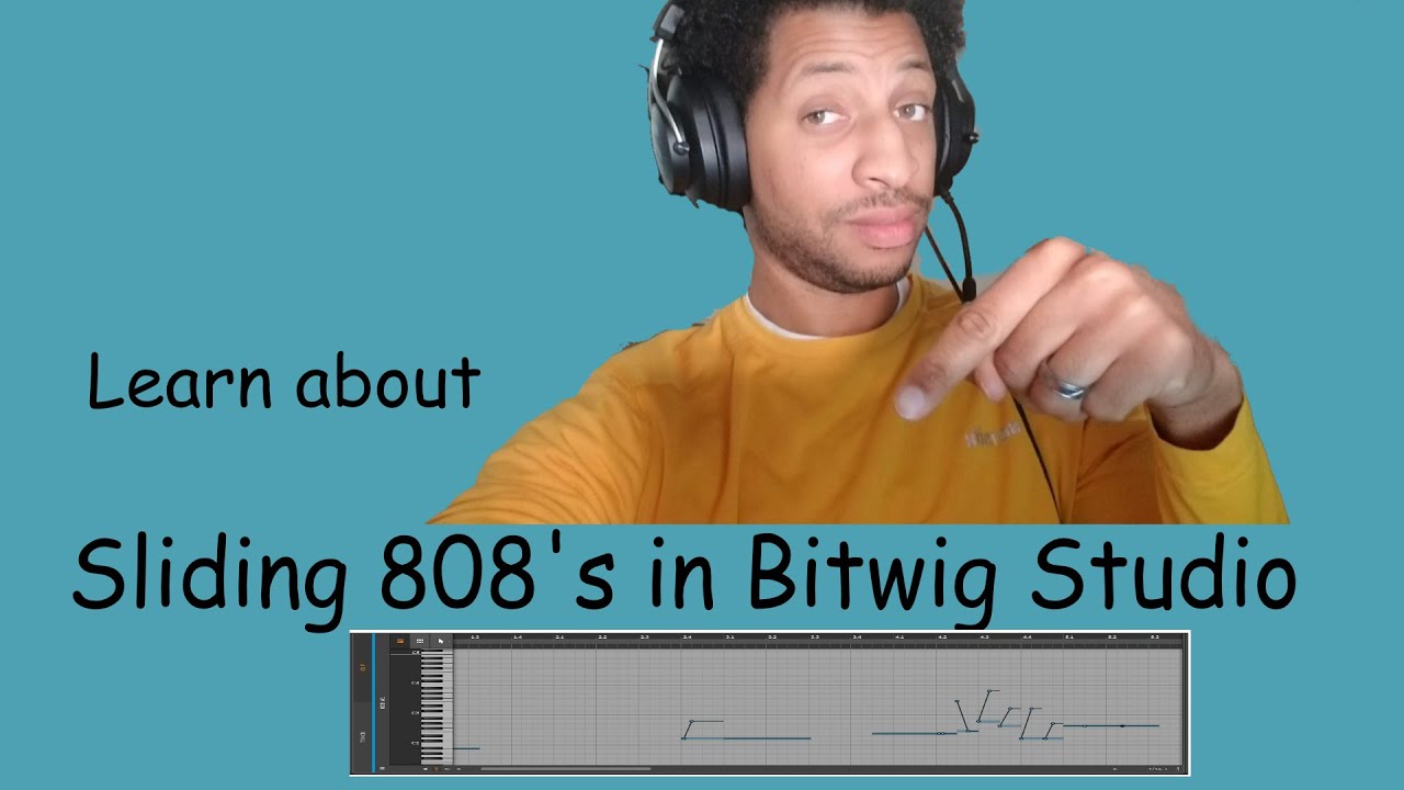 808 slides in bitwig studio