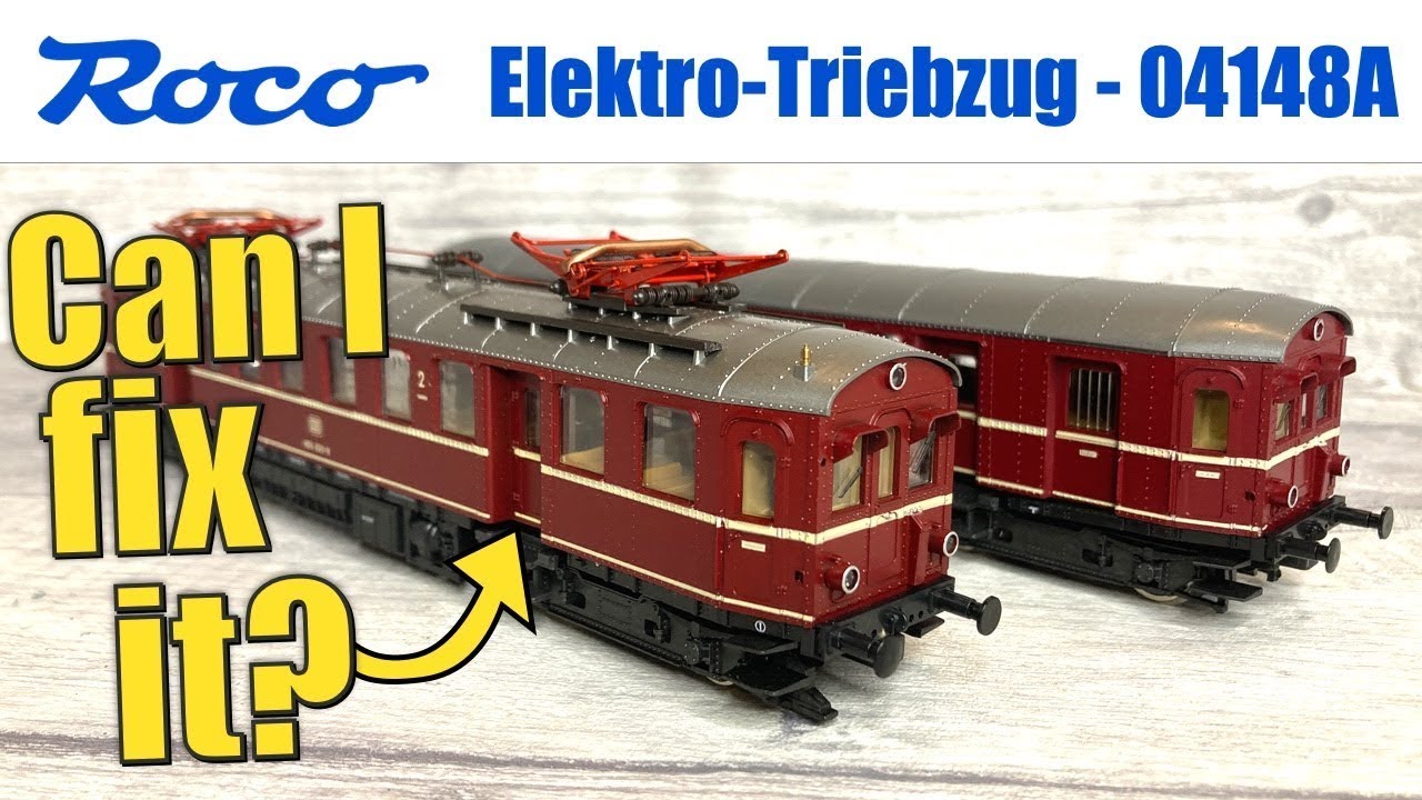 Can I fix this Roco BR485 Elektro Triebzug Model Railway Railcar  HO Scale model railway repair