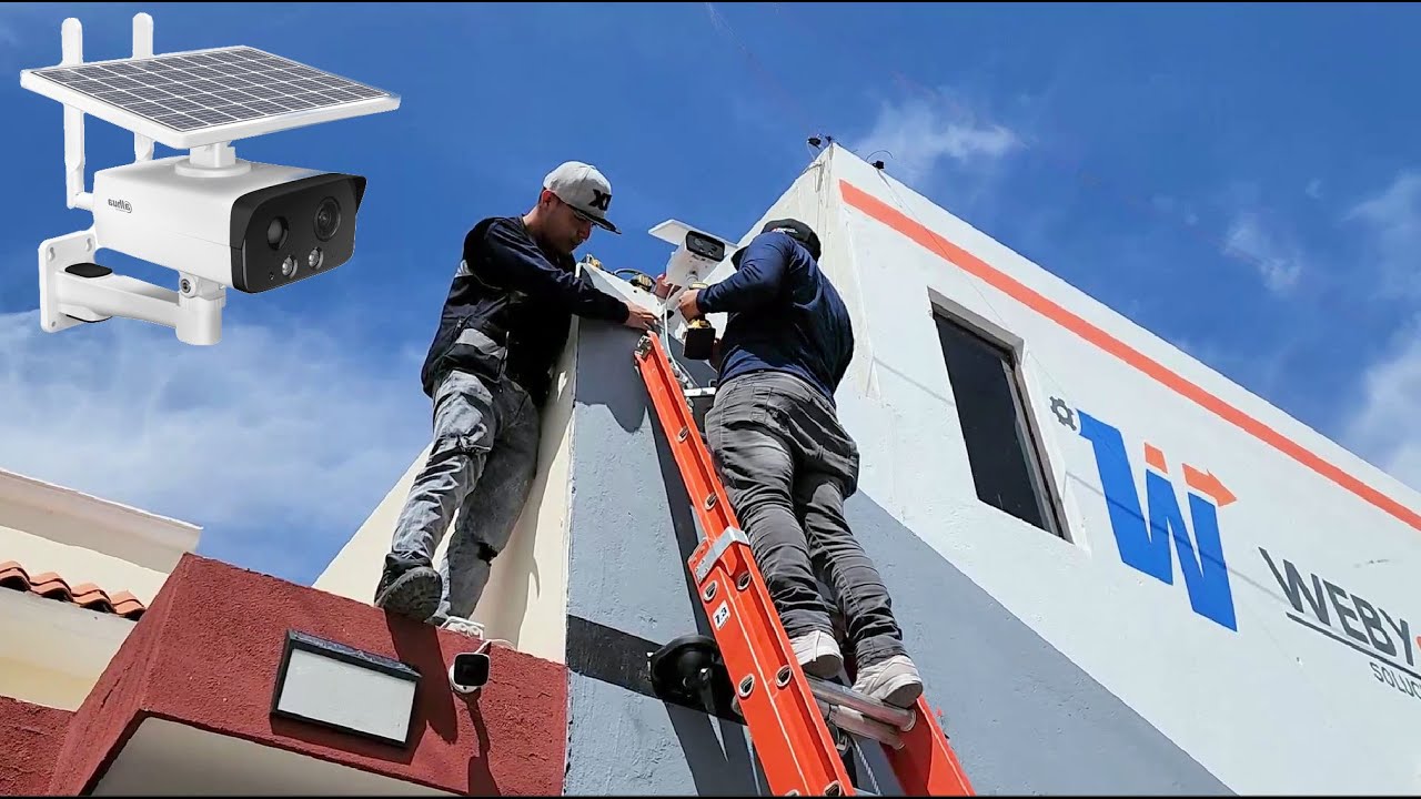 Cámara de seguridad con batería recargable y panel solar ¿Funciona?