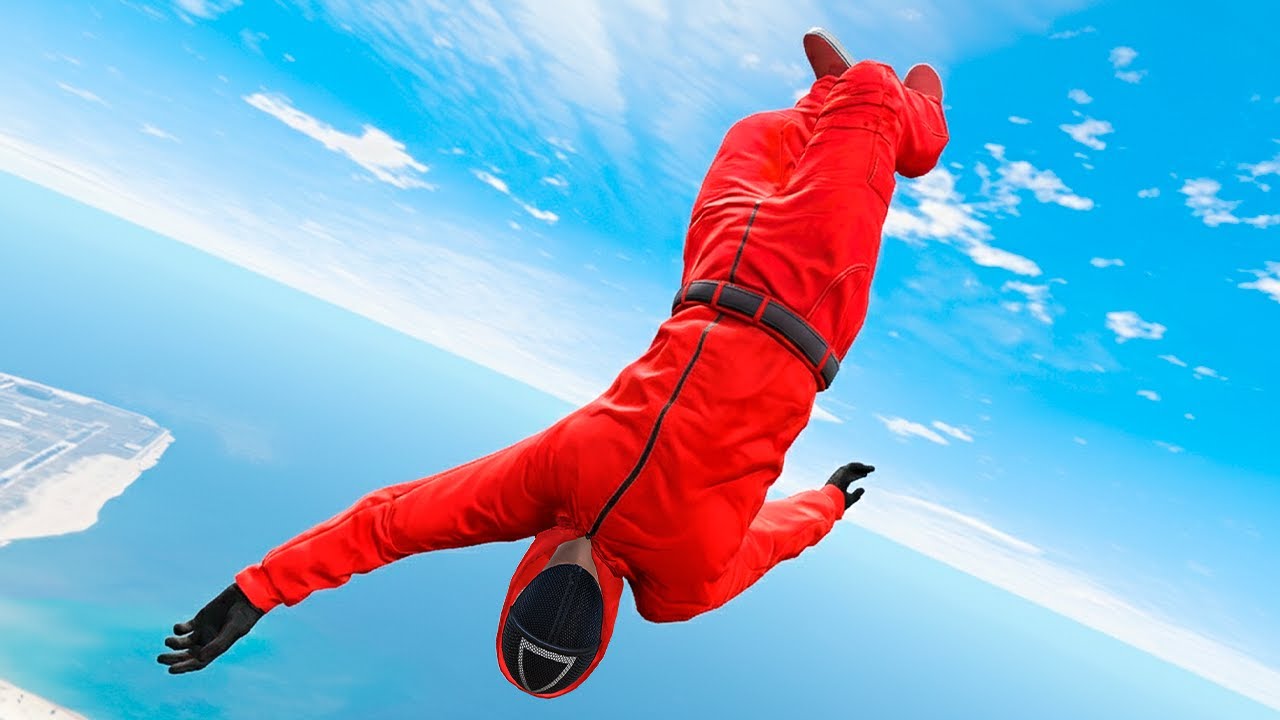 GTA 5 SQUID GAME GUARD RAGDOLLS/JUMP FAILS (Ragdolls Compilation) episode.41