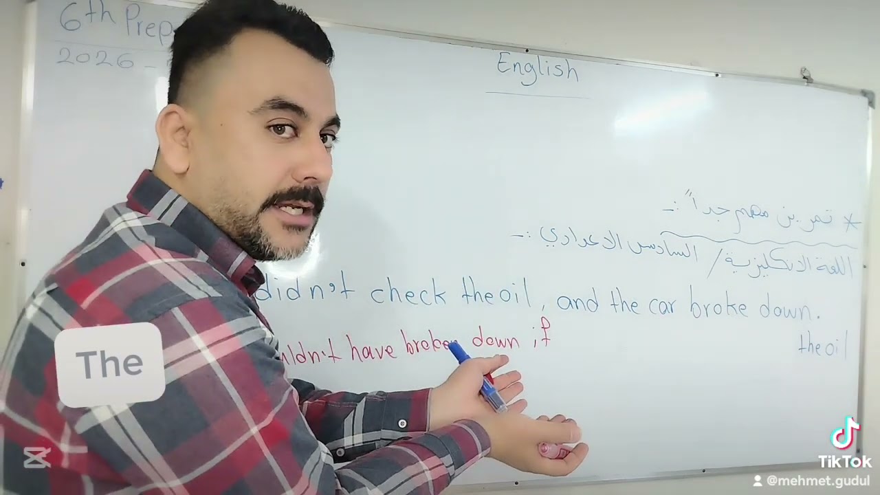 شرح حل احد أقوى أمثلة كتاب النشاط انجليزي سادس اعدادي regret & third conditional 