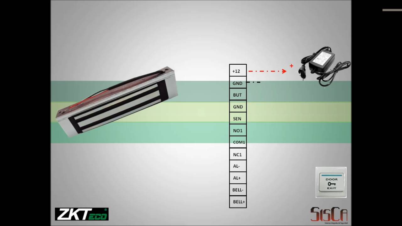 X7 ZKTEco con cerradura