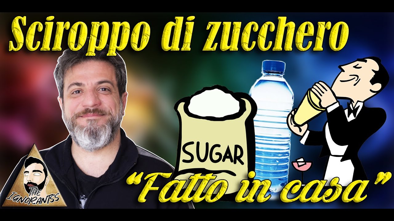 Come fare lo SCIROPPO DI ZUCCHERO fatto in casa - ingrediente utile per creare alcuni cocktail