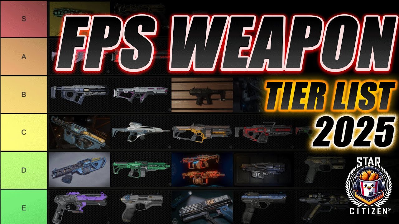 2025 FPS Weapons Tier List - Star Citizen 4.3.2