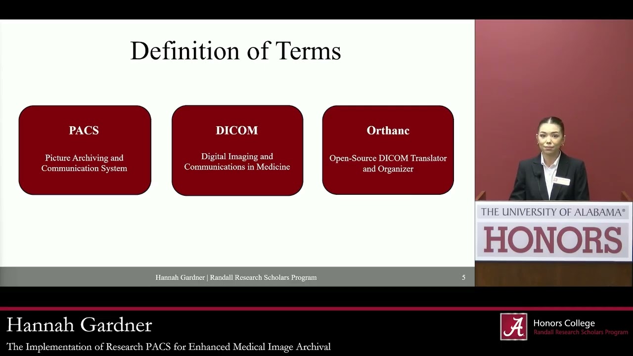 The Implementation of Research PACS for Enhanced Medical Image A... | Hannah Gardner | RRS Live 2024