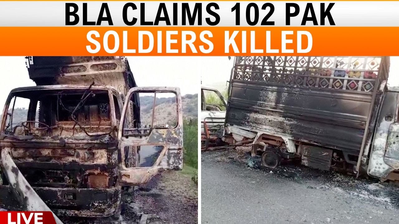 LIVE | 102 Pakistani Soldiers Killed | Militant attack in Balochistan | BLA claims responsibility