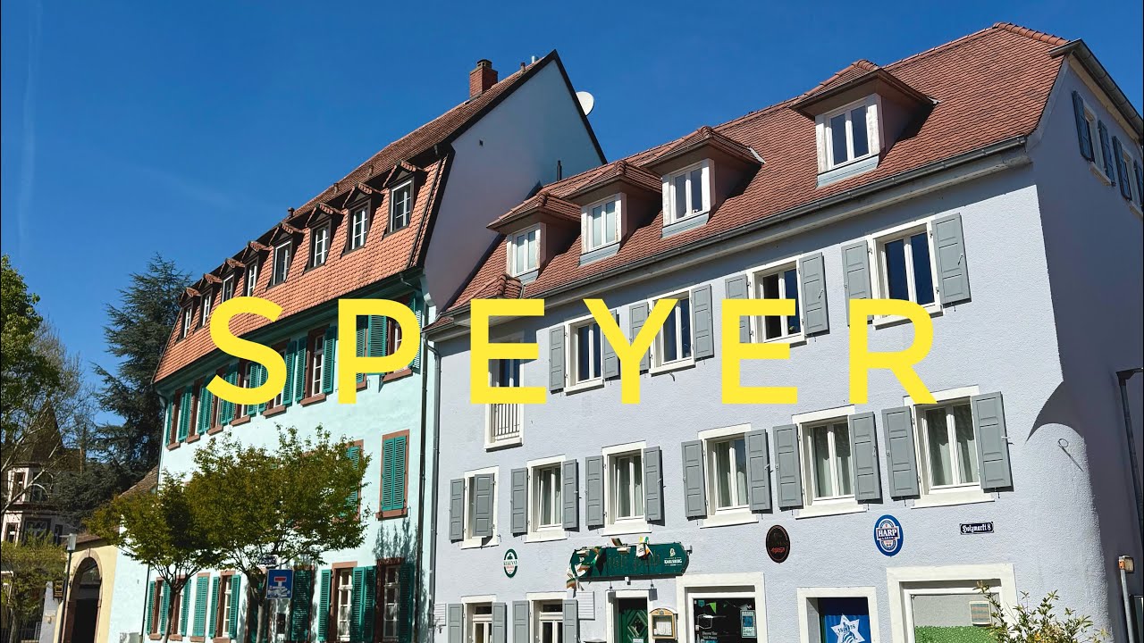 Speyer is one of the oldest cities in Germany. 2025. 4K video